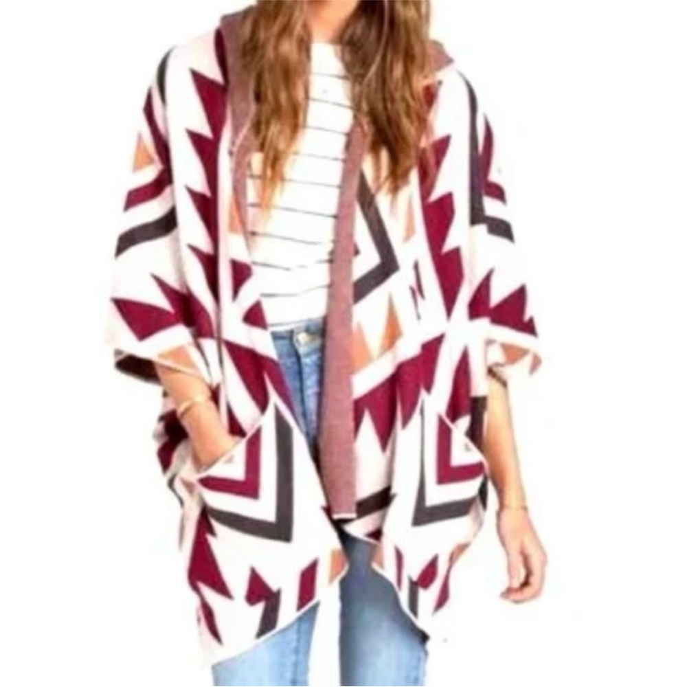 Billabong geometric pattern cardigan